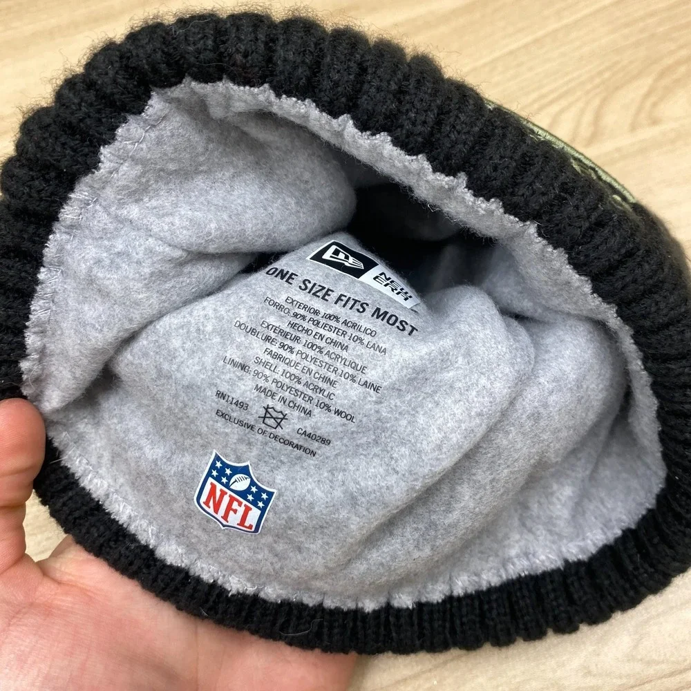 Green Bay Packers Hat Cap Beanie Knit Black Green NFL Football Wisconsin New Era